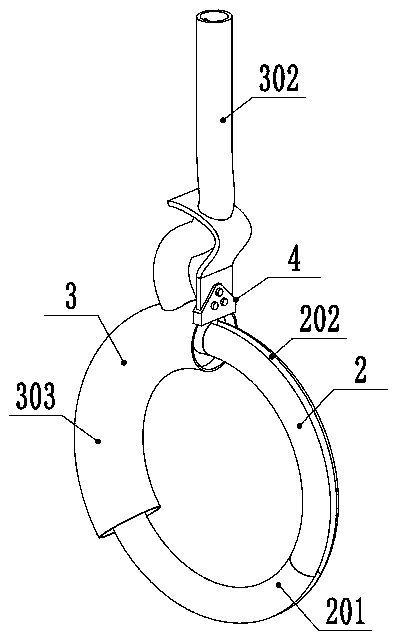 Automatic rotation type disinfection pull ring for public transportation