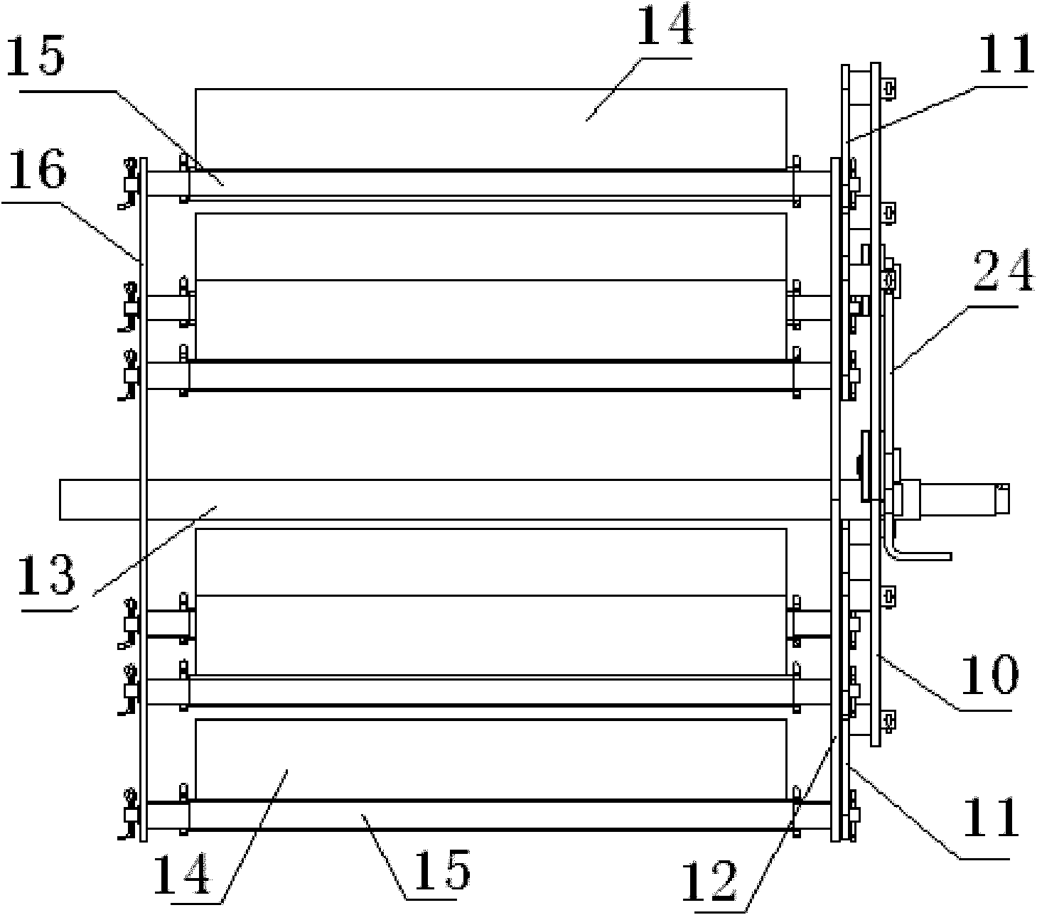 Pulsed gas jet impact drier