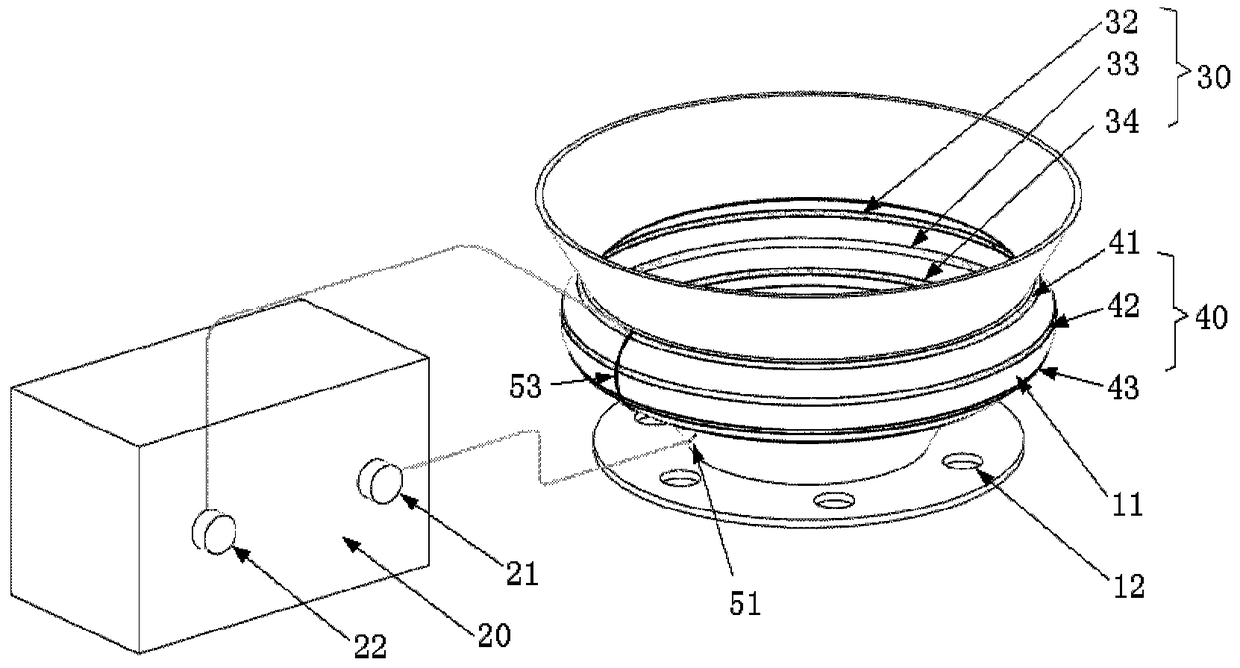 A burner outlet expansion section and a burner using the same