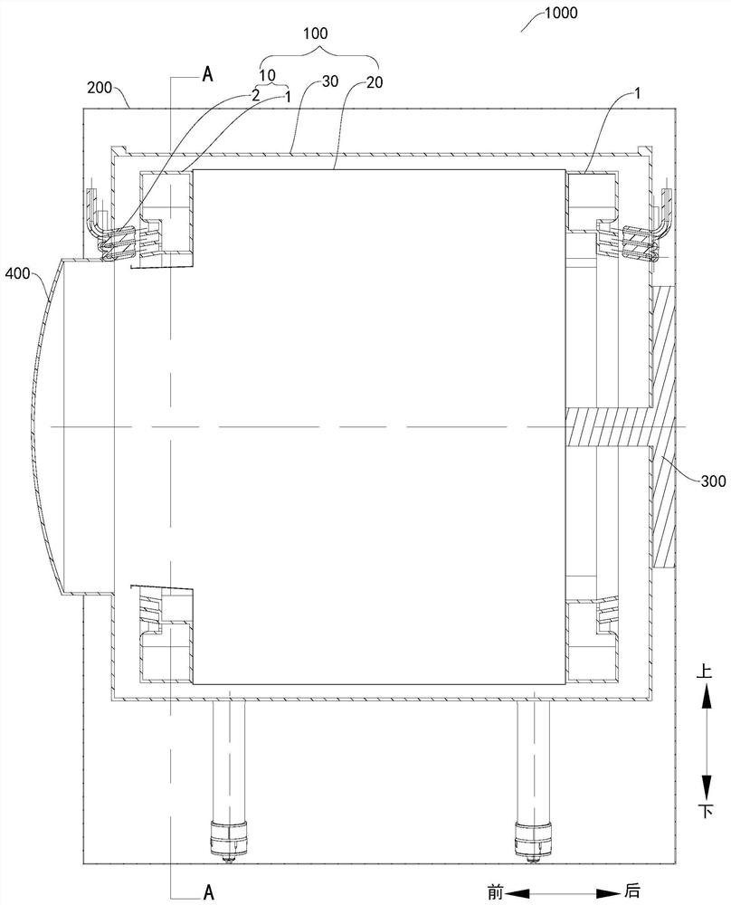 Laundry treatment device and balancing device for laundry treatment device