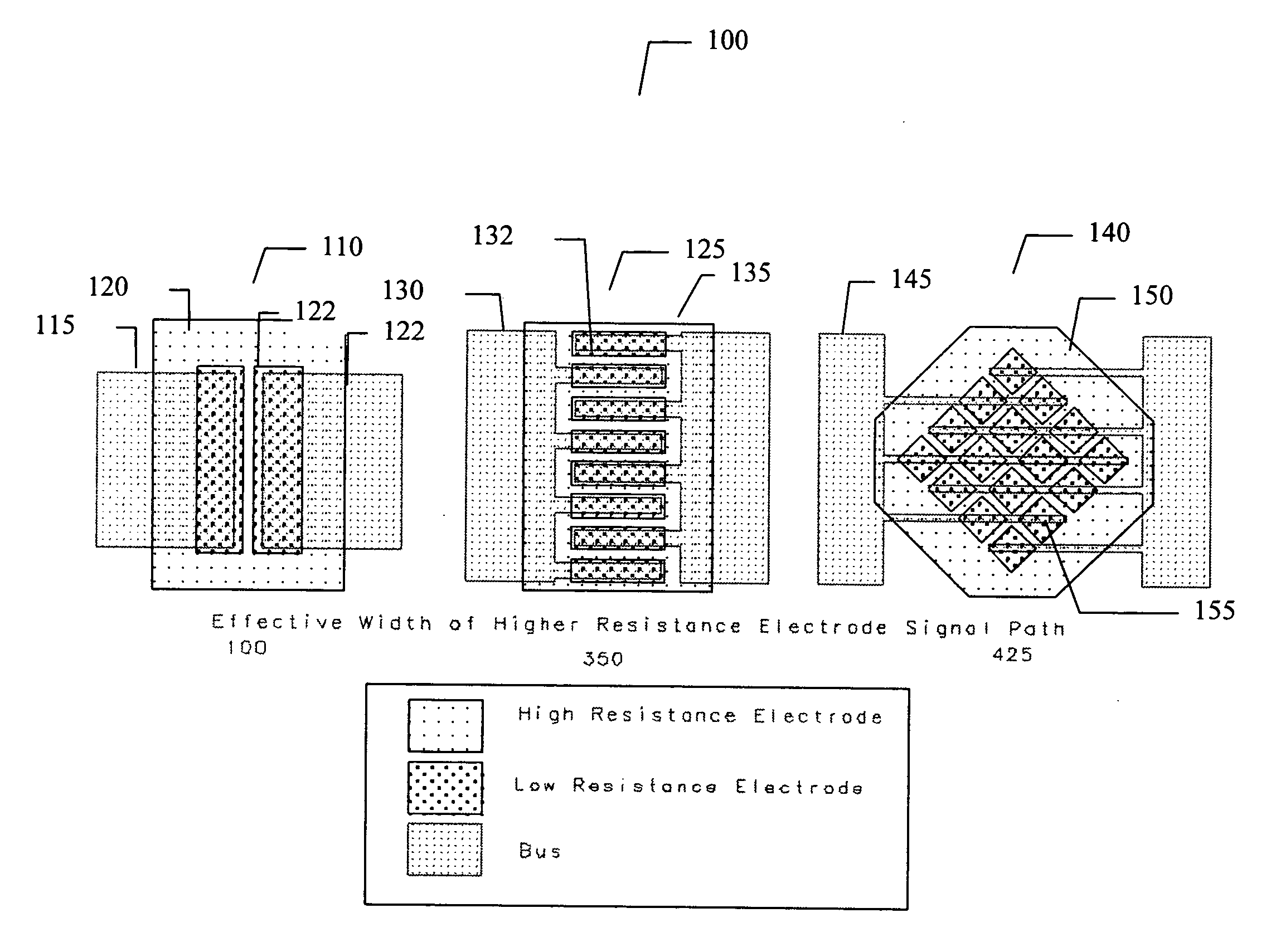 High Q and low stress capacitor electrode array