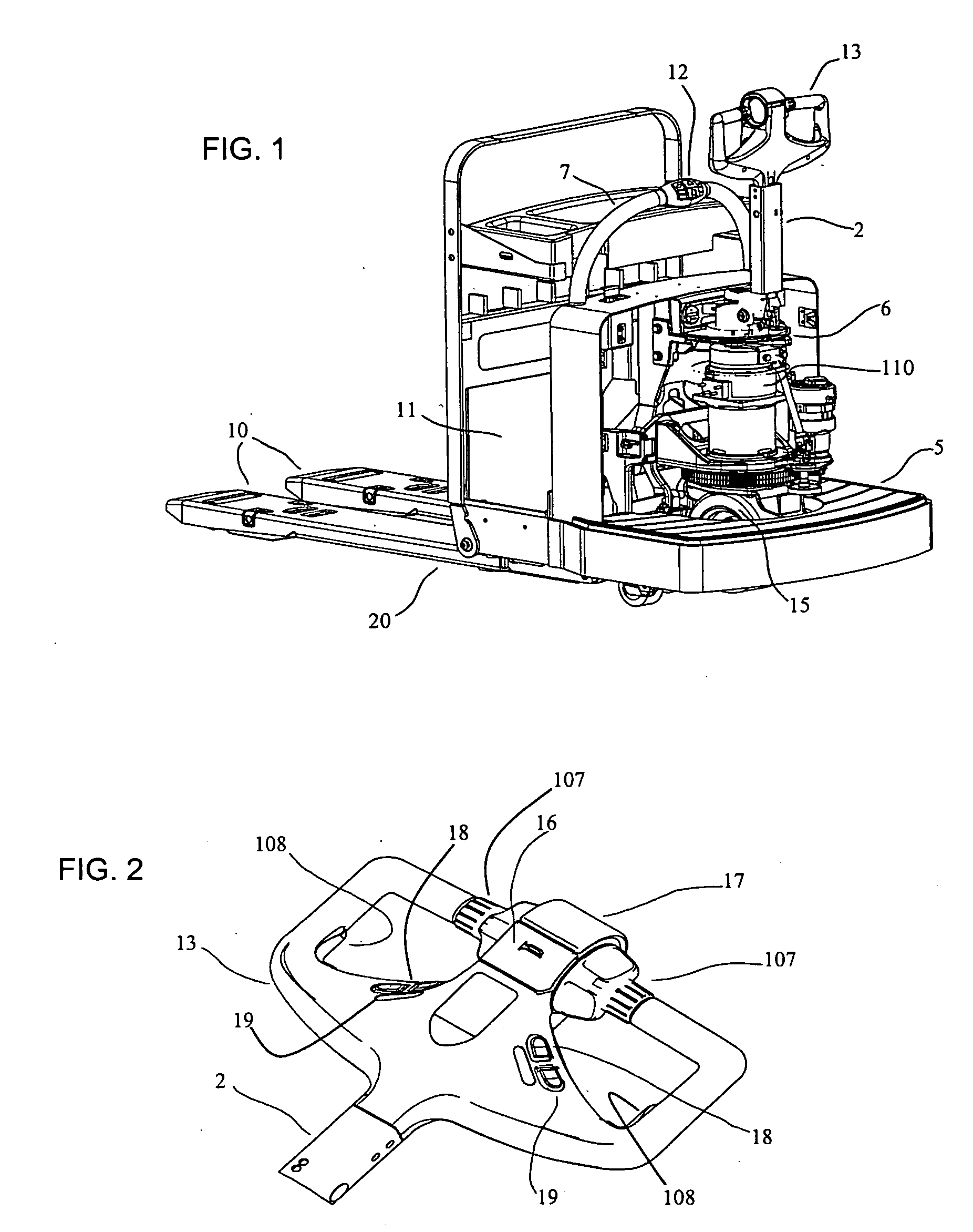 Coast control for motorized pallet truck