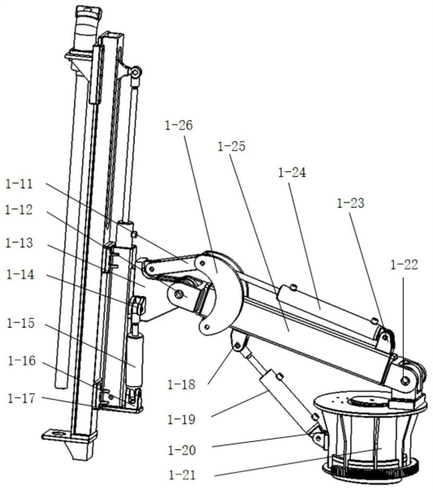 Variable-amplitude movable deep sea sampling drilling machine