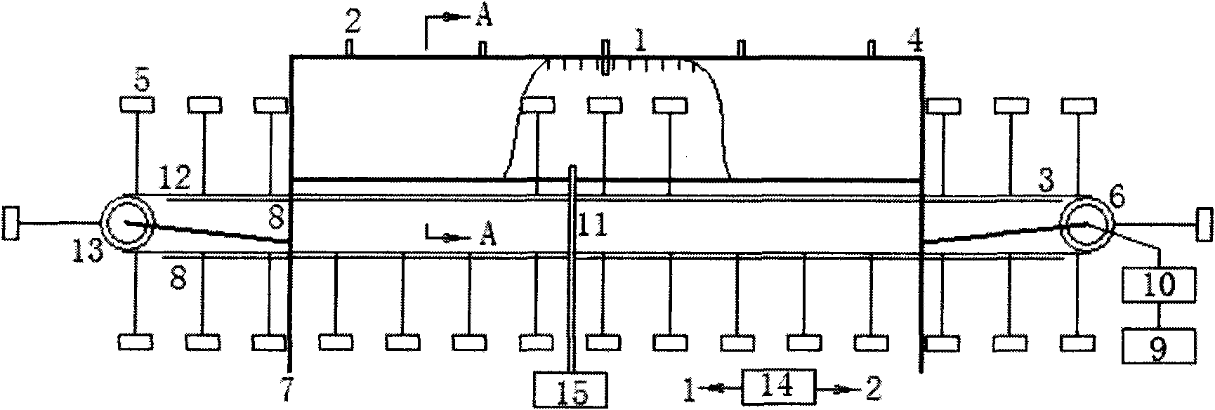 Line production drying oven for electrodeless fluorescent lamps