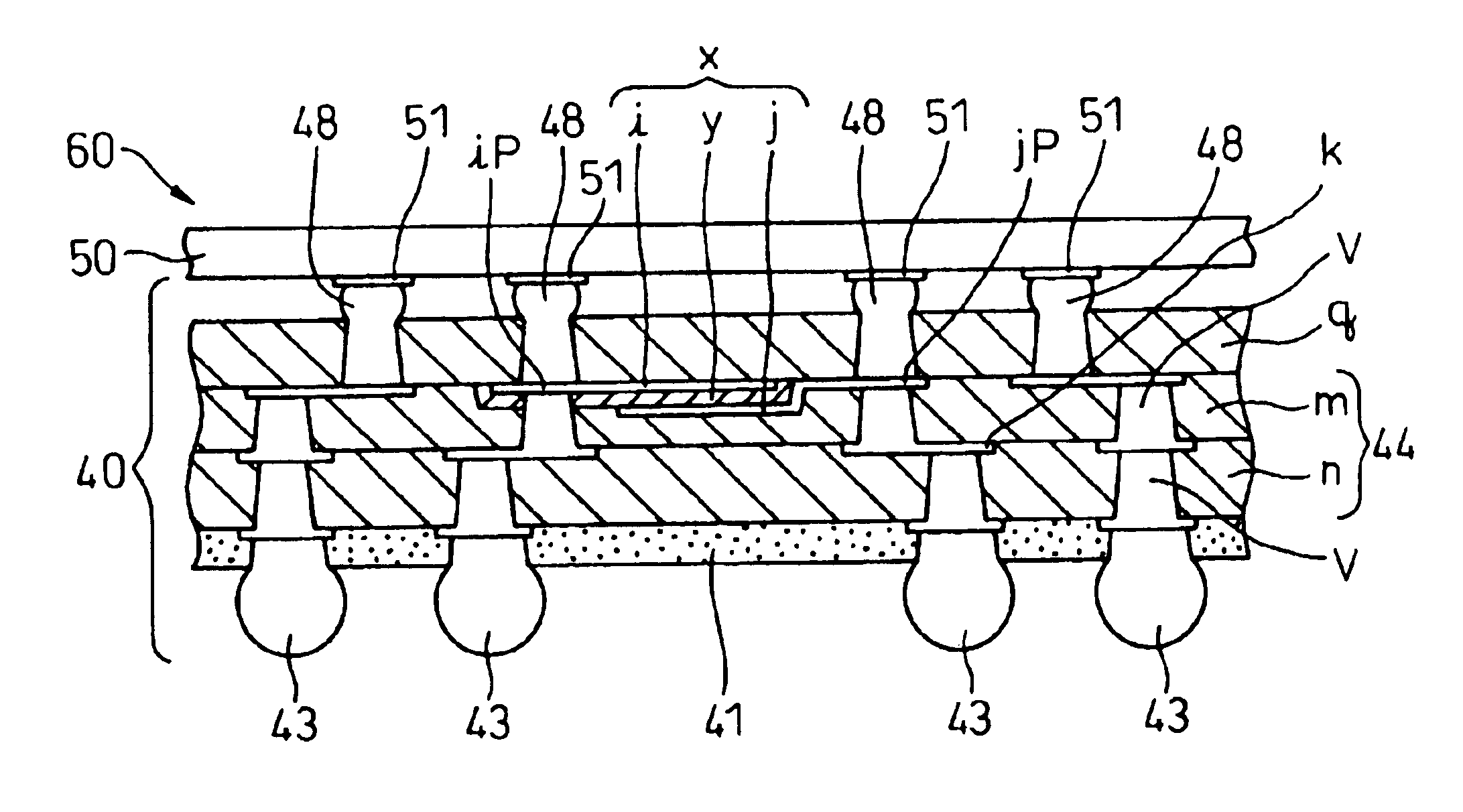 Semiconductor package, method of production of same, and semiconductor device