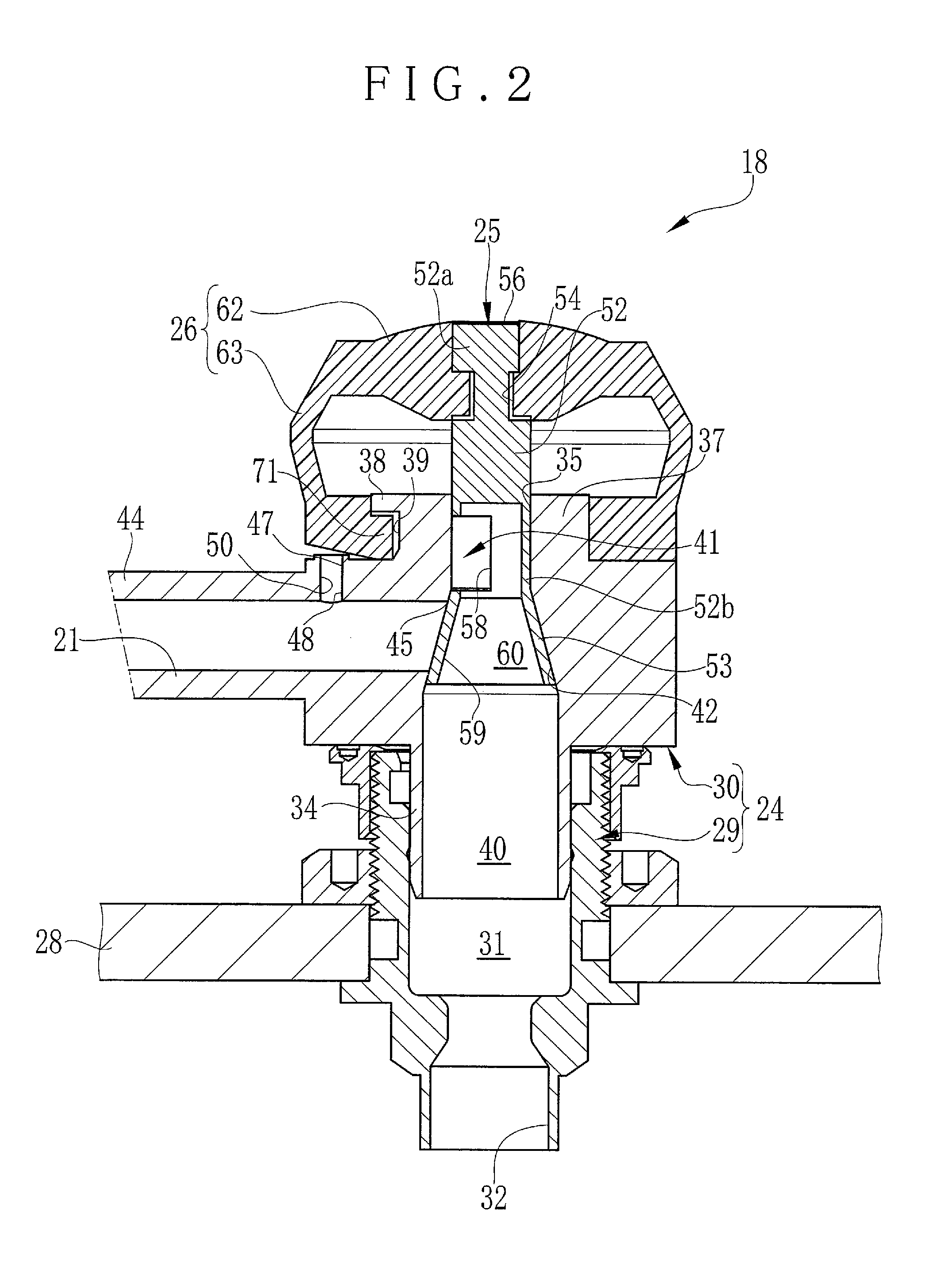 Suction button assembly for endoscope