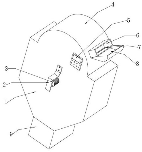 A feeding efficiency optimization device for production of anthranilic acid