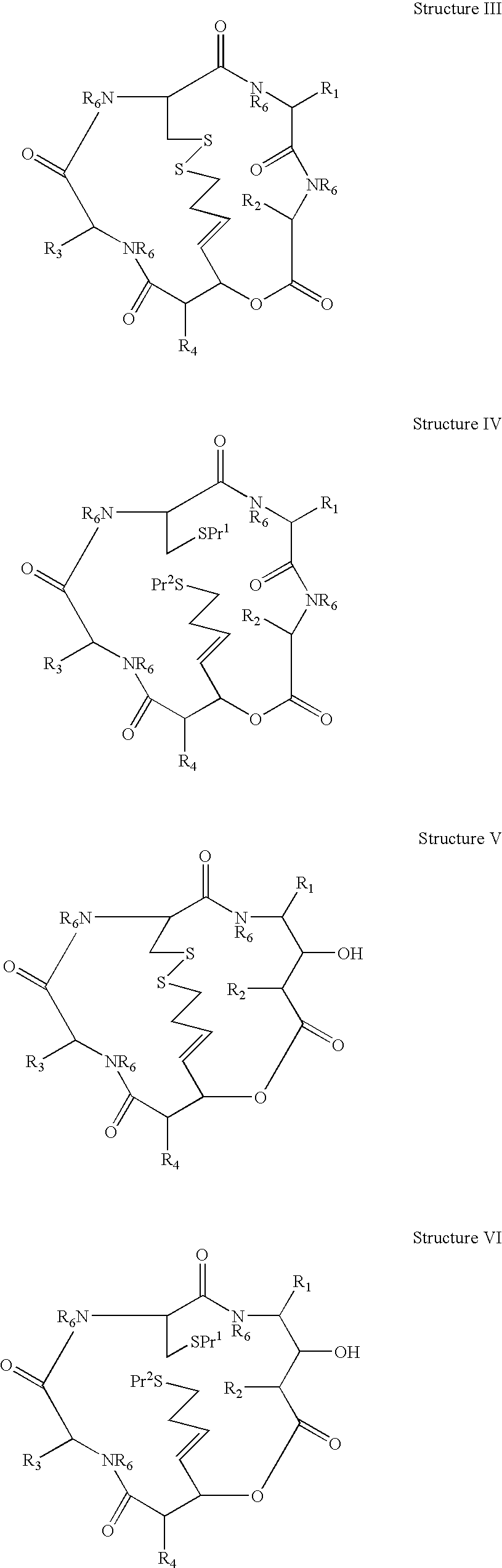 Depsipeptides and Their Therapeutic Use