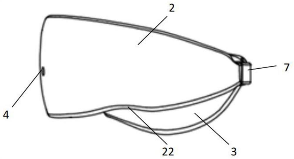 Induction appliance with thickness-adjustable occlusal pad in molar area