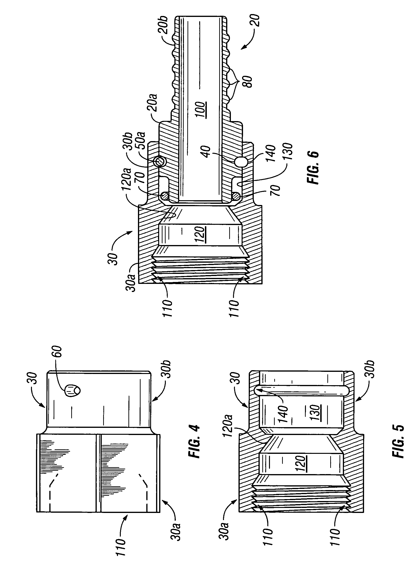 Releasable connector including swivel