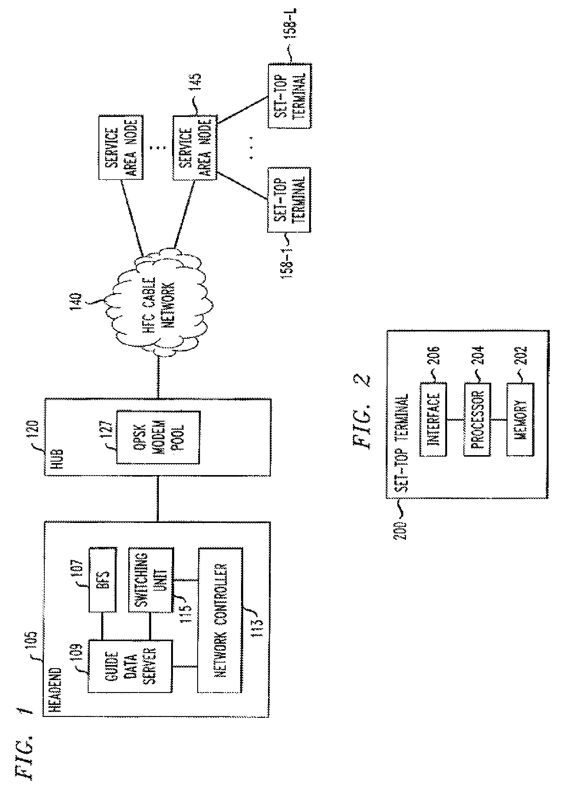 Technique for providing program guide data through a communications network delivering programming content