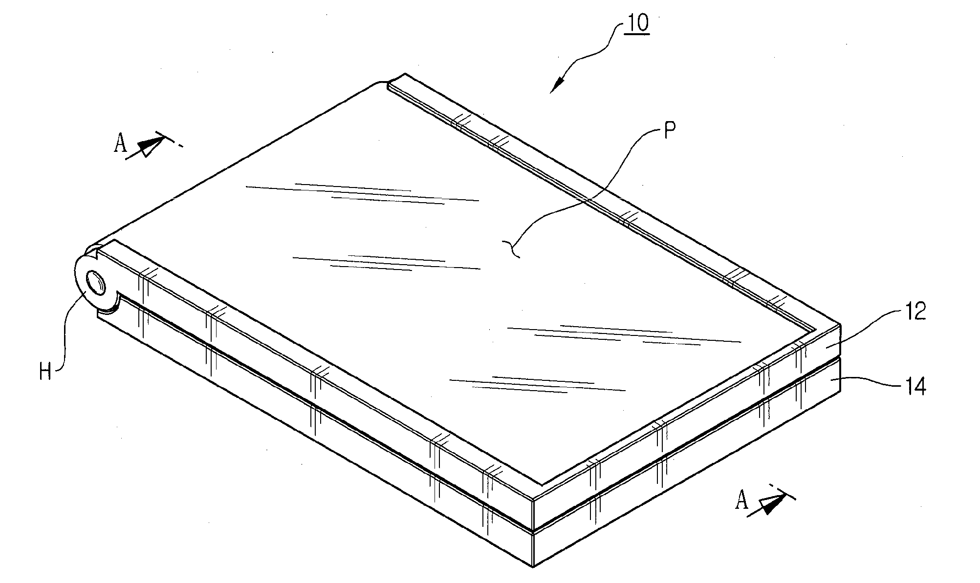 Mobile communication terminal with flexible display