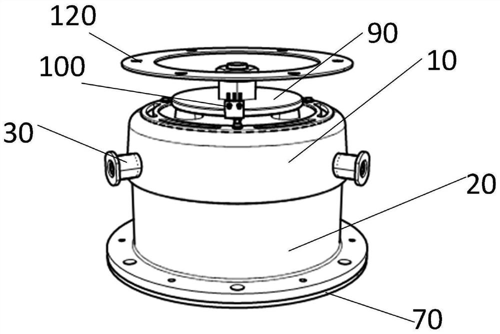 Separating and unlocking mechanism based on rotating electromagnet and separating and unlocking method