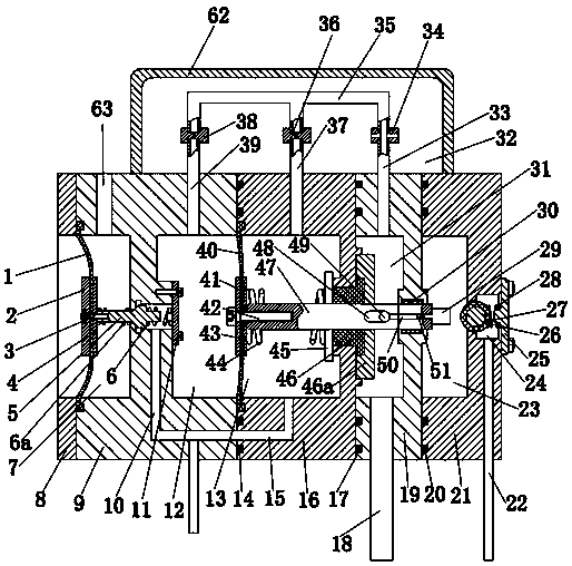 Slow-closing type airtight water drainage system