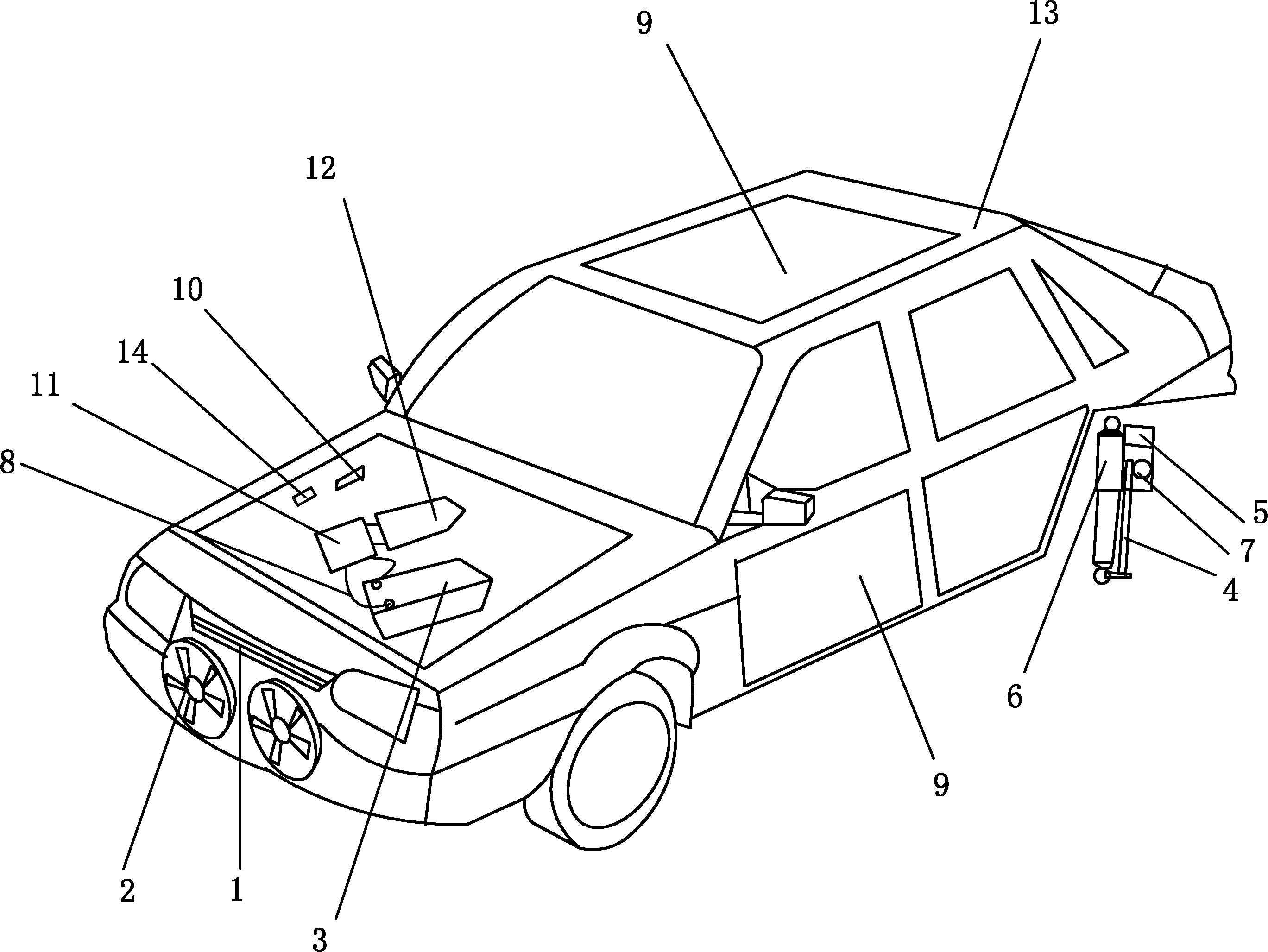 Environmentally-friendly automobile capable of using varied energy