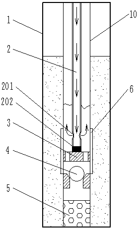 Well repair method for treating coalbed methane well sand burial