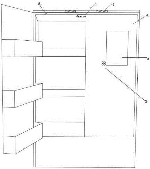 Intelligent refrigerator food management method and intelligent refrigerator