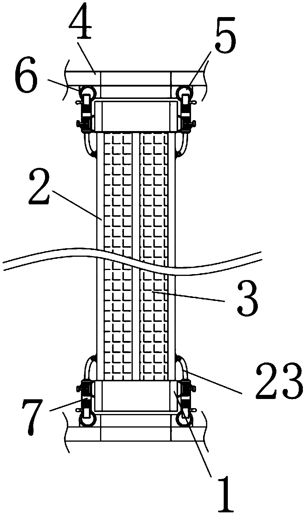 Domestic air filter element capable of being conveniently cleaned