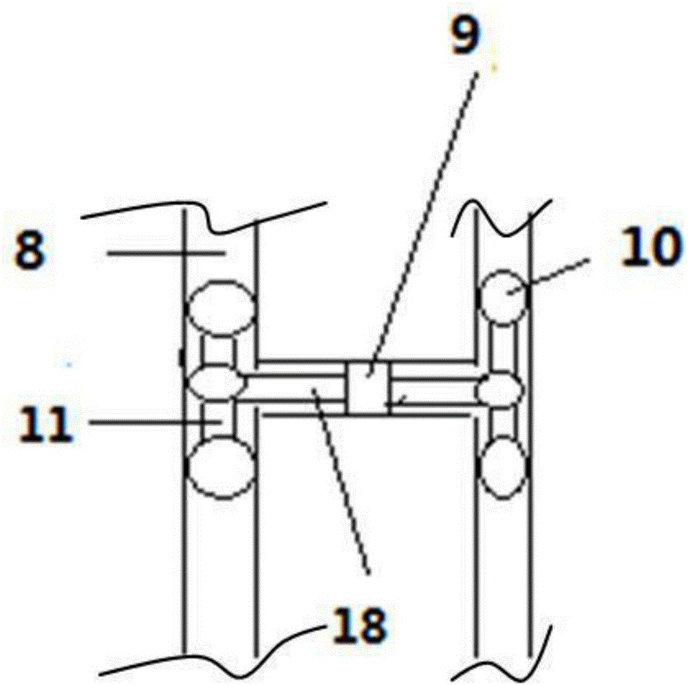 Adjustable massage seat of taxi