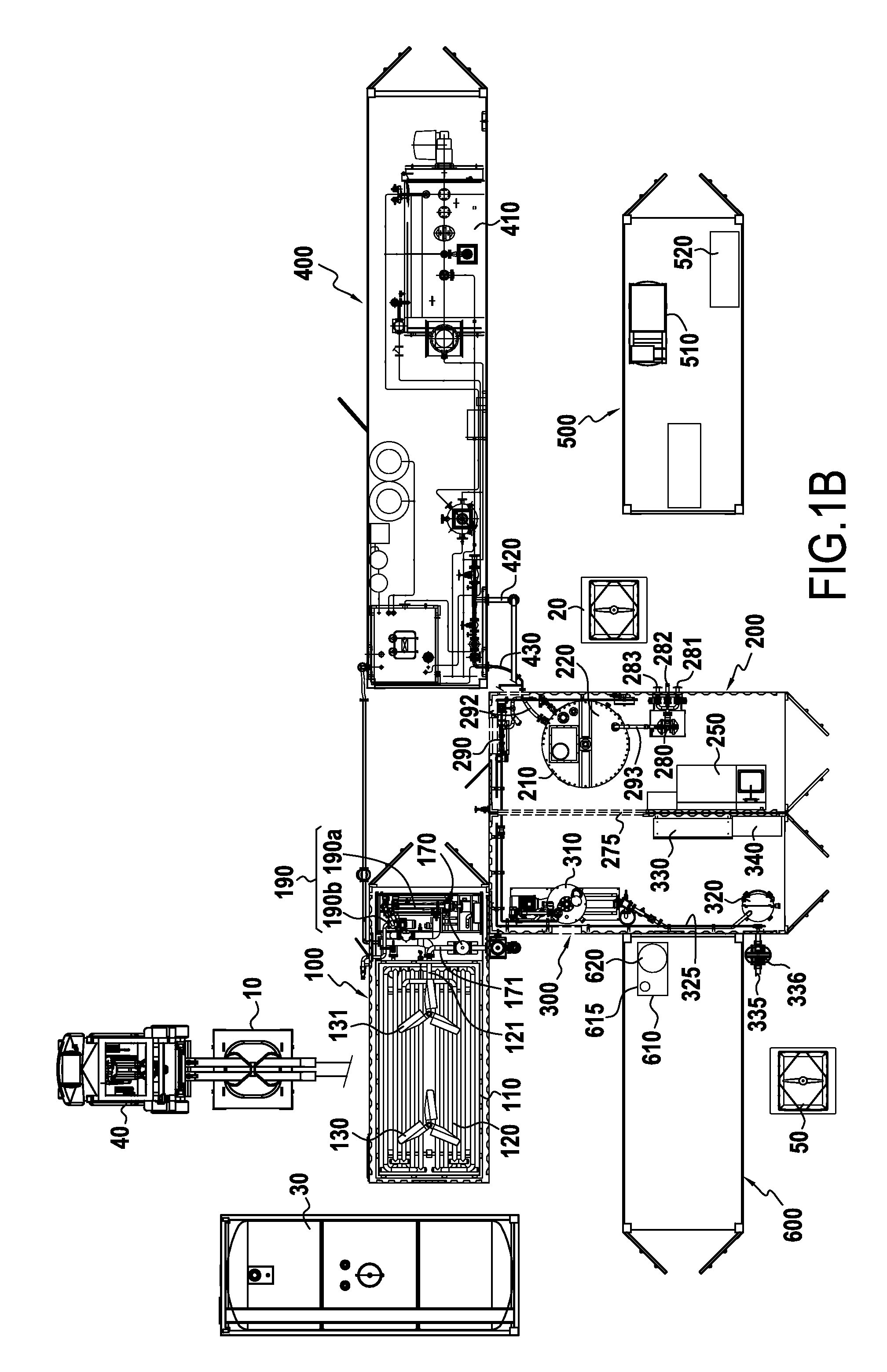 Modular installation for the manufacture of an explosive emulsion precursor