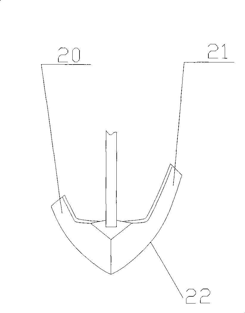 Horizontal solid-liquid mixing device and application thereof