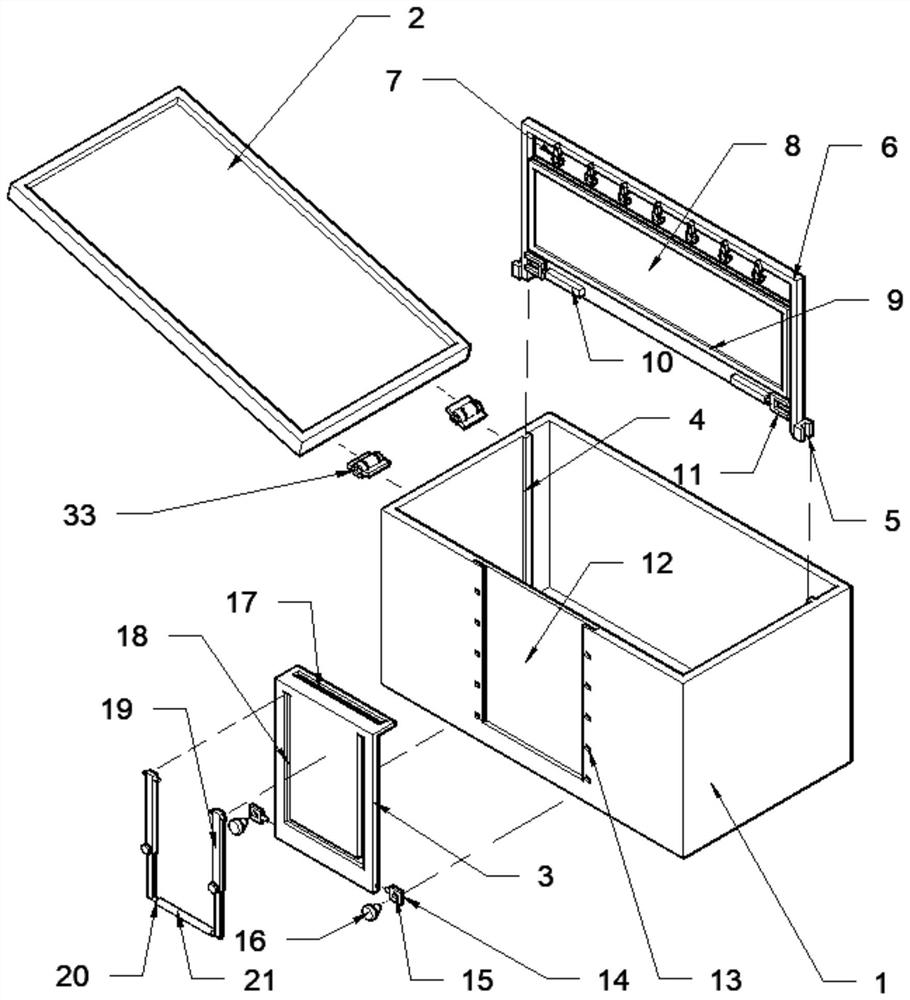 Emergency treatment instrument box with composite structure