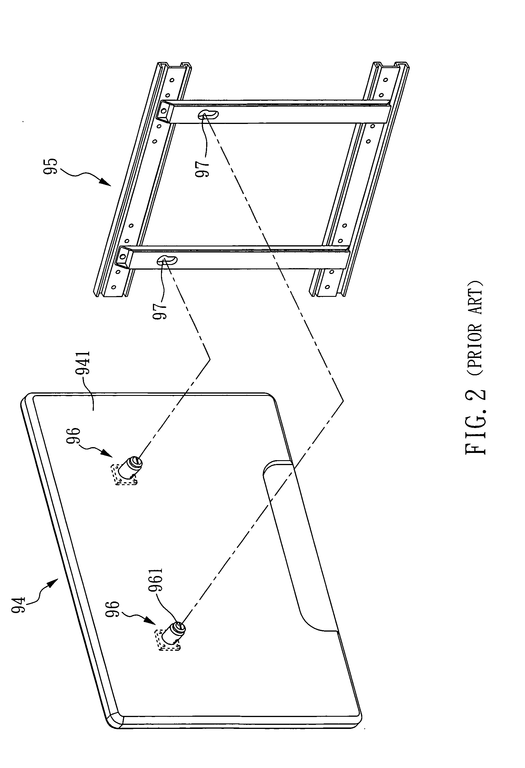 Hanging structure