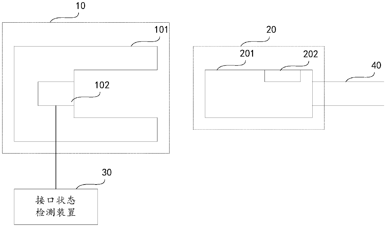 Network interface, interface device, network cable connector and physical intrusion preventing method