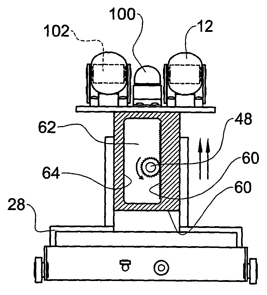 Reclining massager system