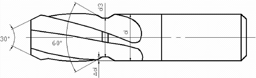 Method for machining circular hole alloy steel cage with inner-and-outer double fore shafts