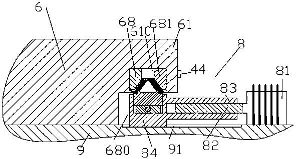 A double-axis adjustable floating workbench structure