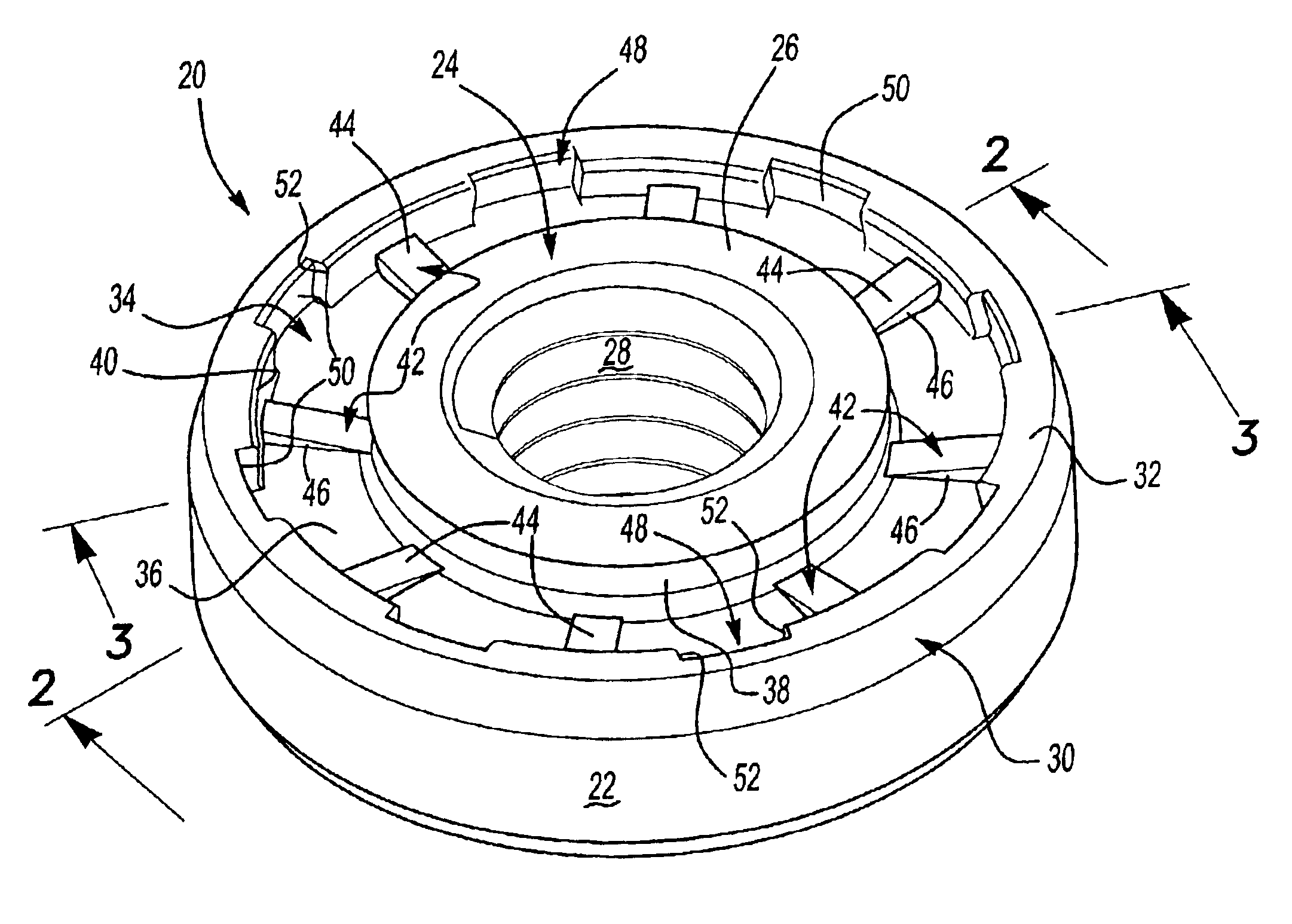 Self-attaching female fastener and method of installation