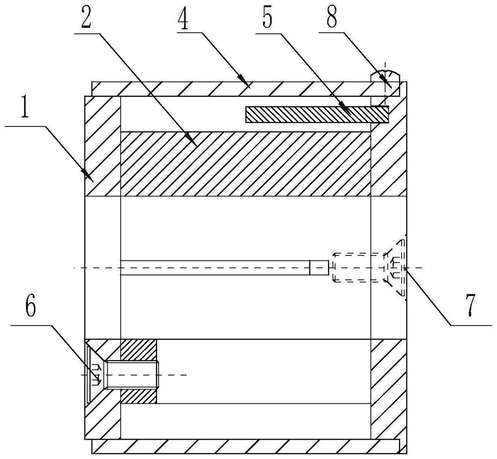 Semi-combined pressure ring sensor and design method thereof