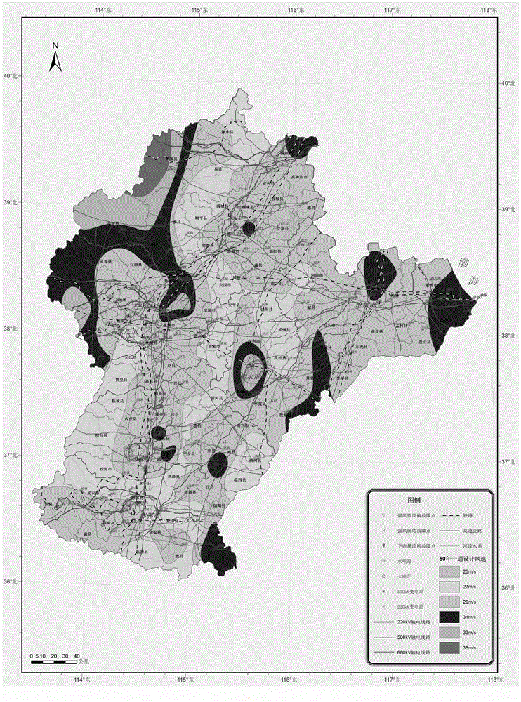 A Method for Generating Power Grid Wind Speed ​​Distribution Map