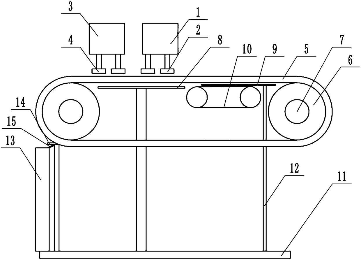 Paint spraying device for furniture manufacturing