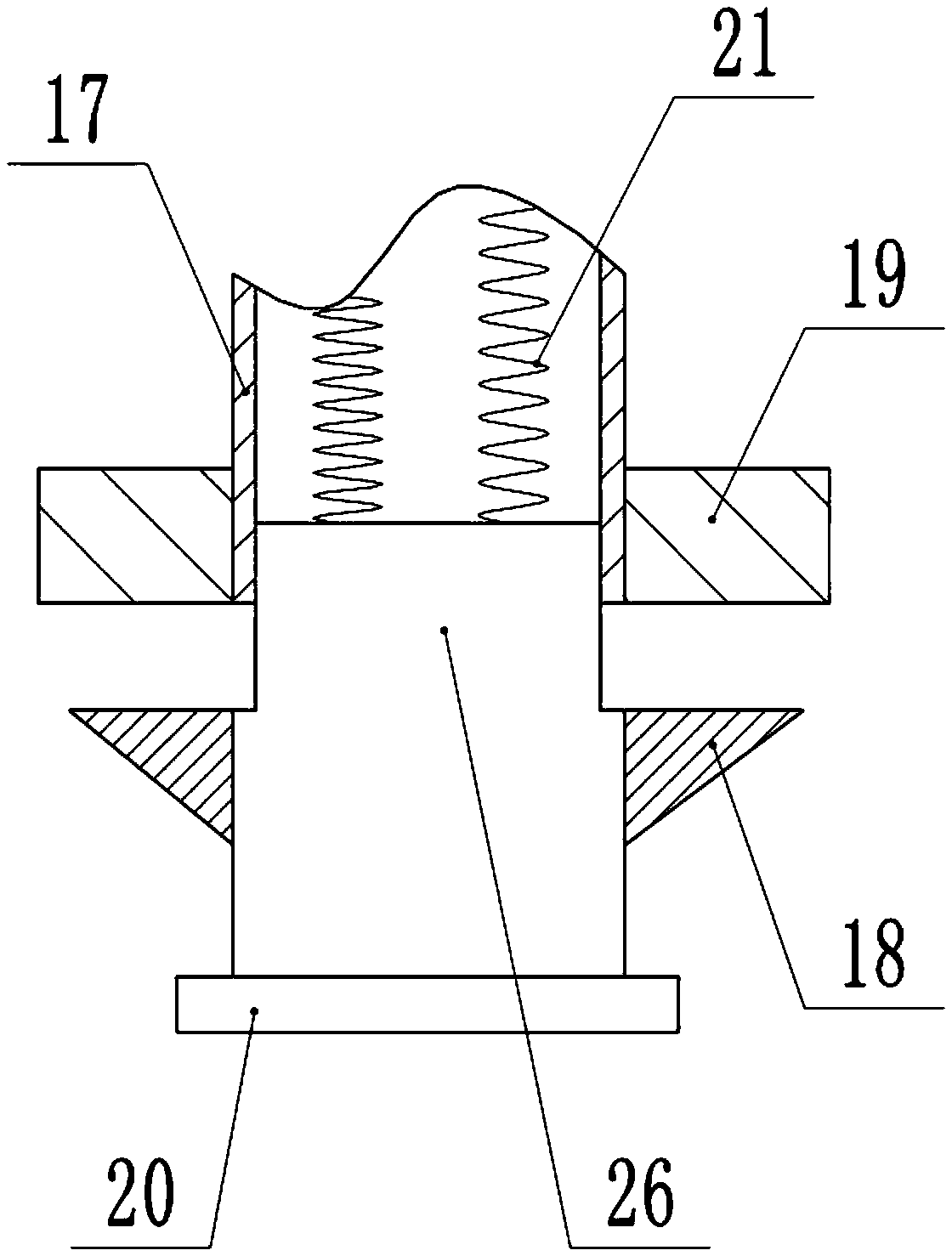 Paint spraying device for furniture manufacturing