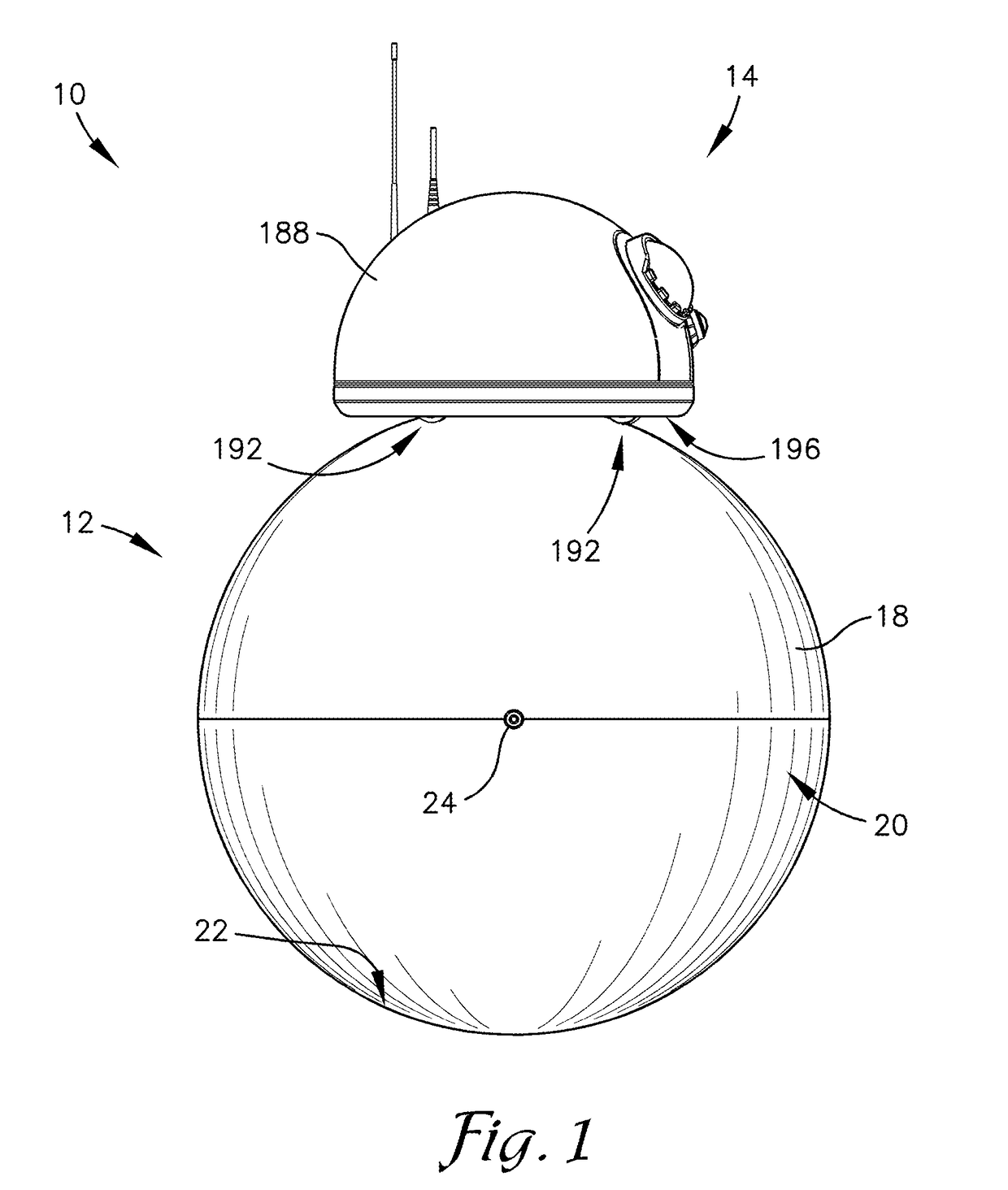 Spherical mobile robot with shifting weight steering