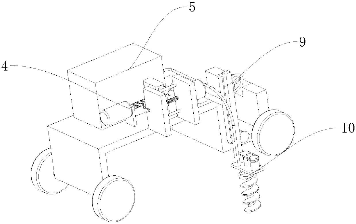 Fertilizer applying device for garden