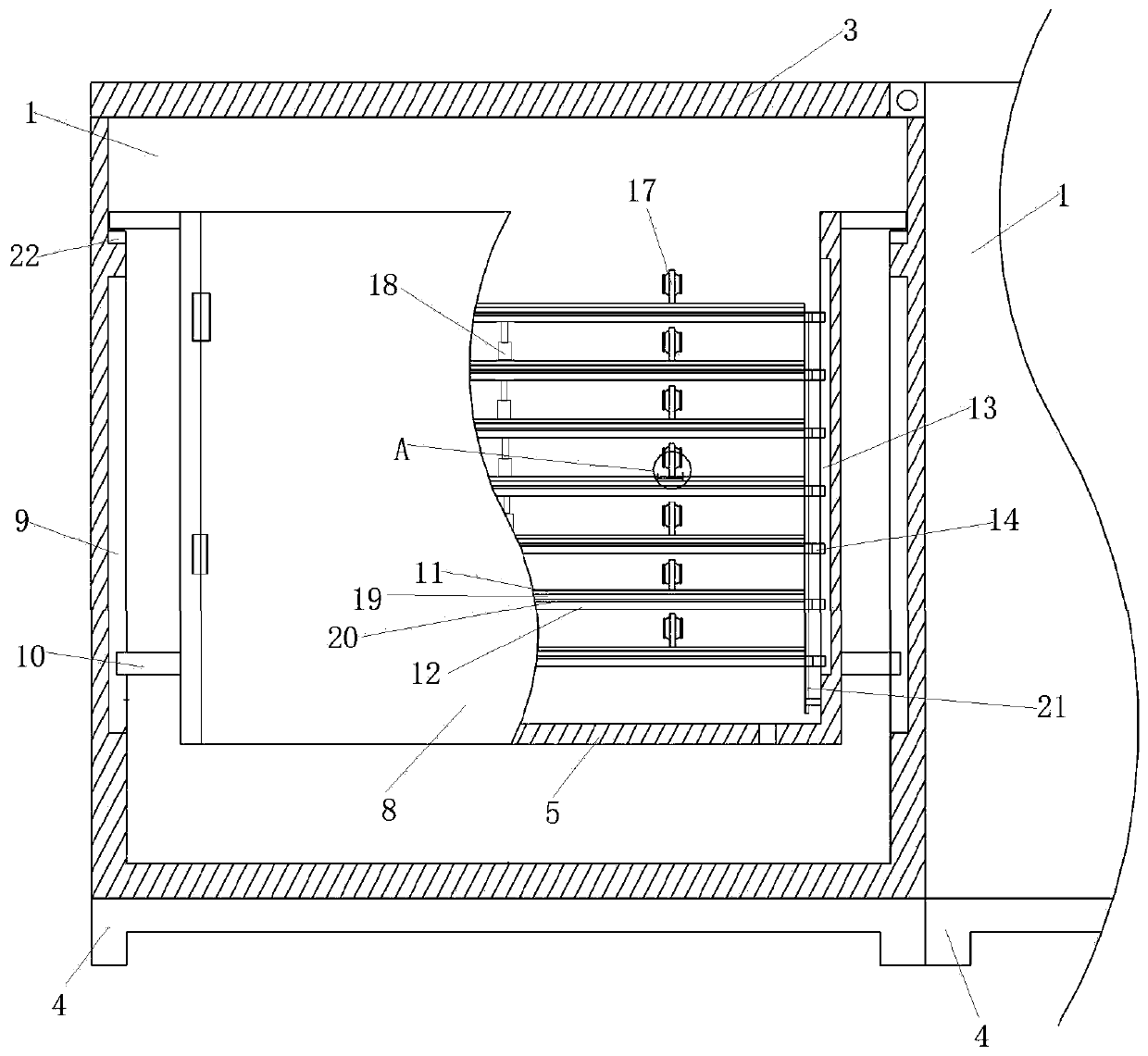 Take-out food distribution and transport box