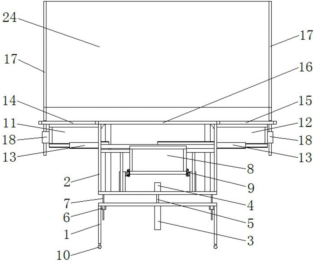 A multifunctional podium