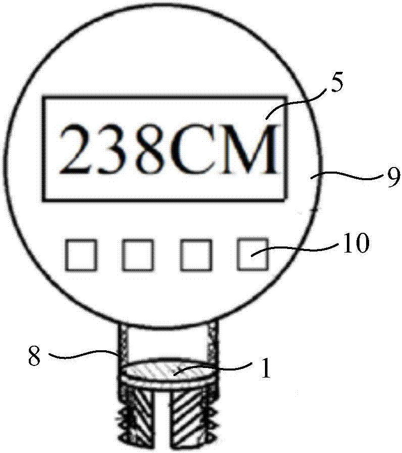 Self-adaptive high-precision pressure type water level monitoring and alarming device and method