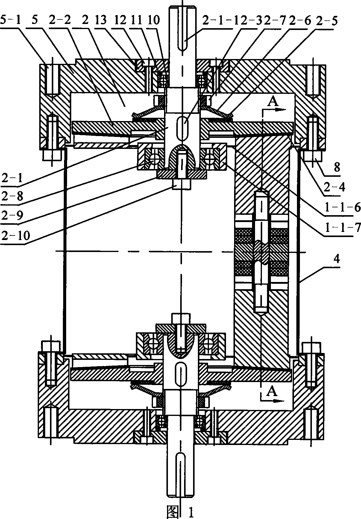 Vertical bending layer energy converter round disk stator and ultrasonic electromotor using this stator