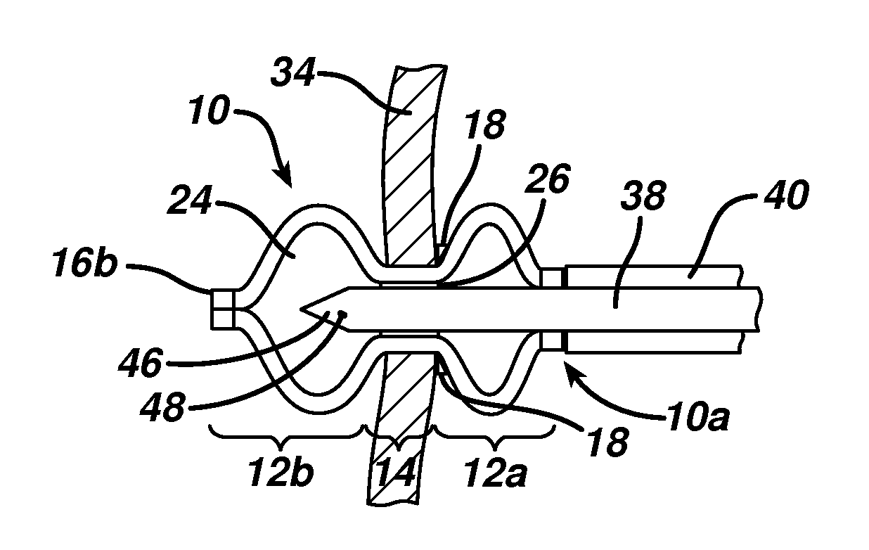 Transluminal tissue markers