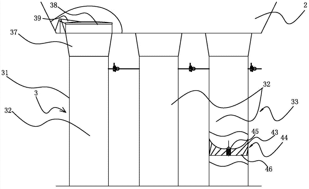 A cyclone reaction device and flue gas desulfurization device