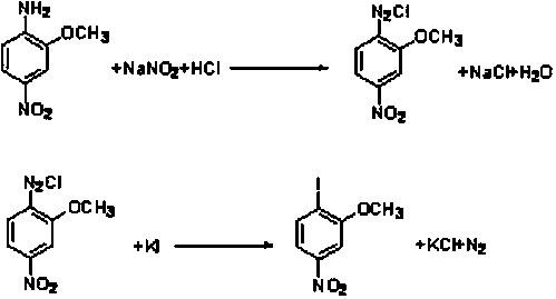 Preparation method of 3-methoxy-4-iodoaniline