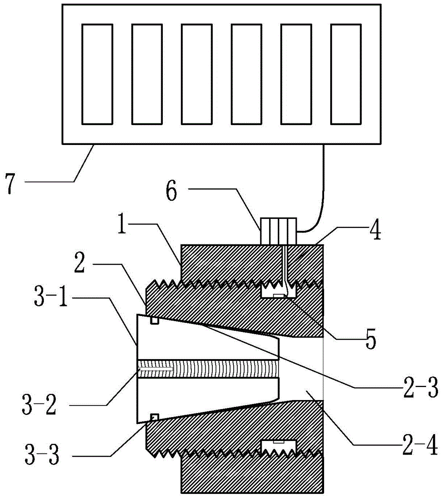 Real-time pre-stress monitoring type clip anchoring tool and anchoring tool tension method thereof