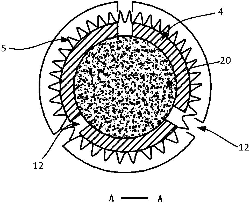 Wellhead sealing device