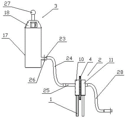 Circularly used filter device in biology laboratories