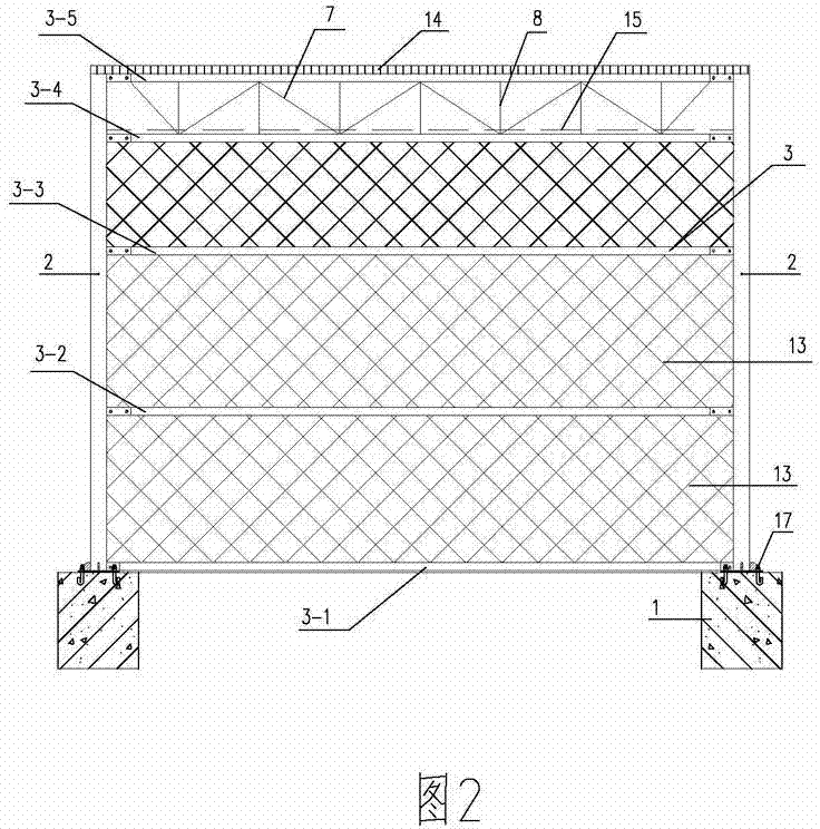 Reusable anti-climbing device at bottom layer of tower crane on building construction site