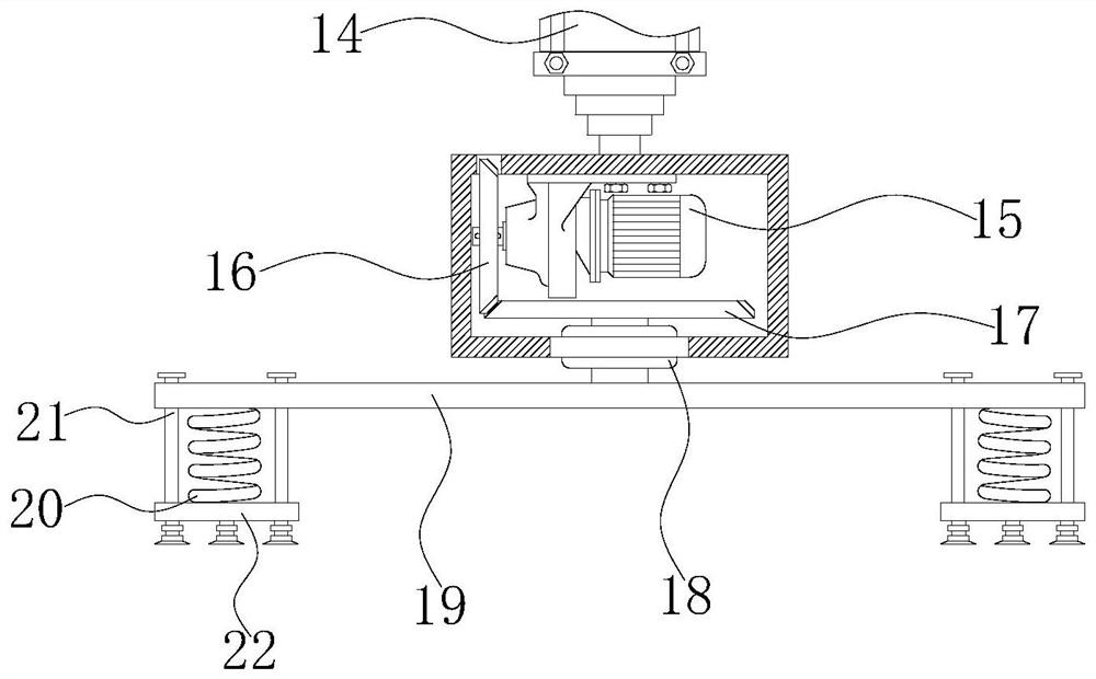 A scraping device for circuit board processing